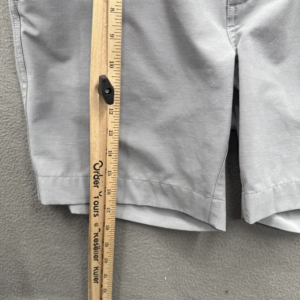 Faherty All Day Shorts Shorts Mens 30 Gray Chino Stretch Microfiber 7 Inseam